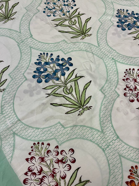 Floral Mosaic Bed Sheet