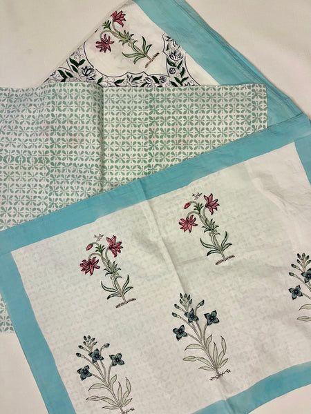 Mughal Lilies Bed Sheet