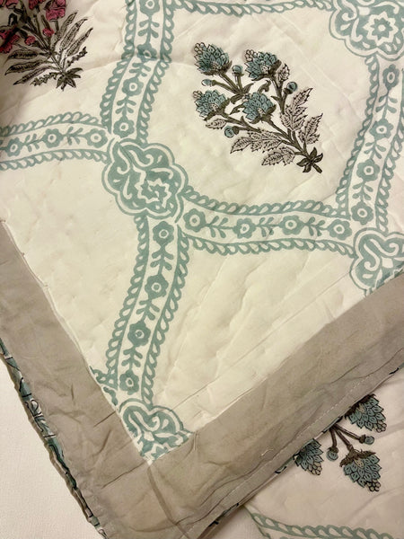 Moroccan Jaal Reversible Quilt