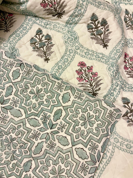 Moroccan Jaal Reversible Quilt