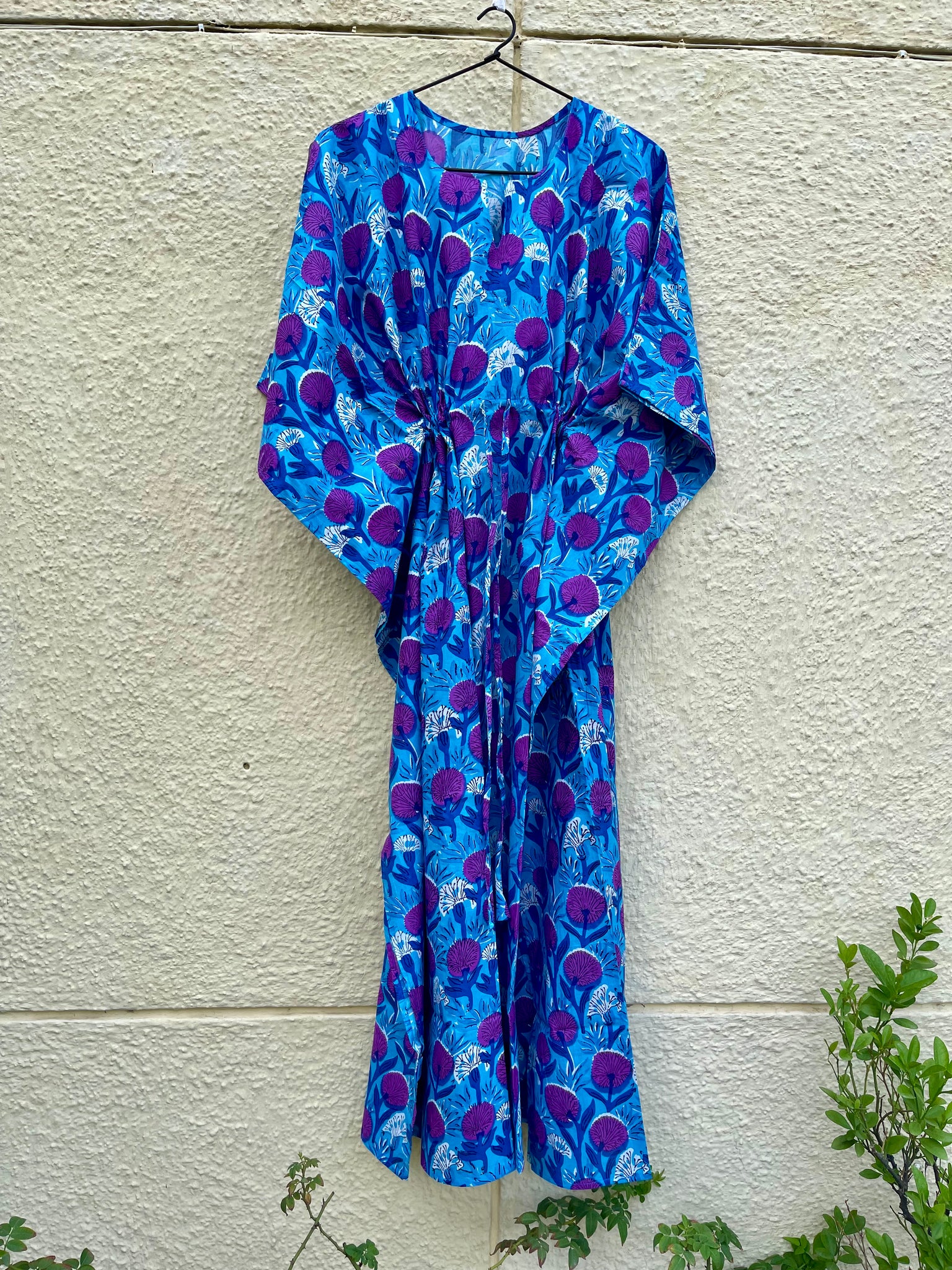 Purple Dandelions Kaftan