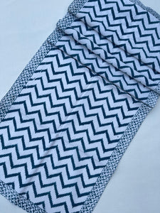 Blue Chevron Table Runner