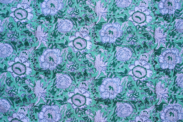 Seafoam Mountain Blooms Fabric