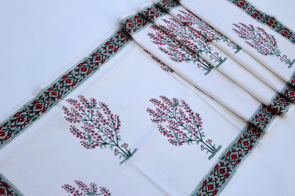 Flowering Quince Table Runner