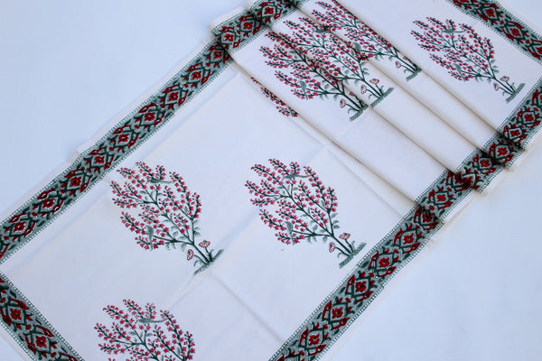 Flowering Quince Table Runner