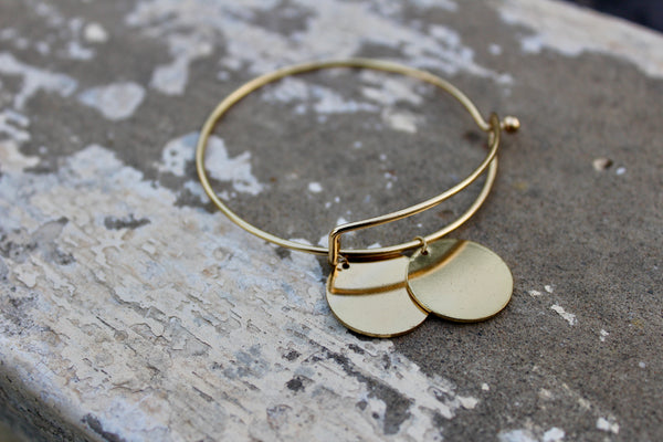 Sun Disc Bangle