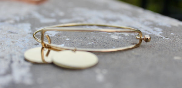 Sun Disc Bangle