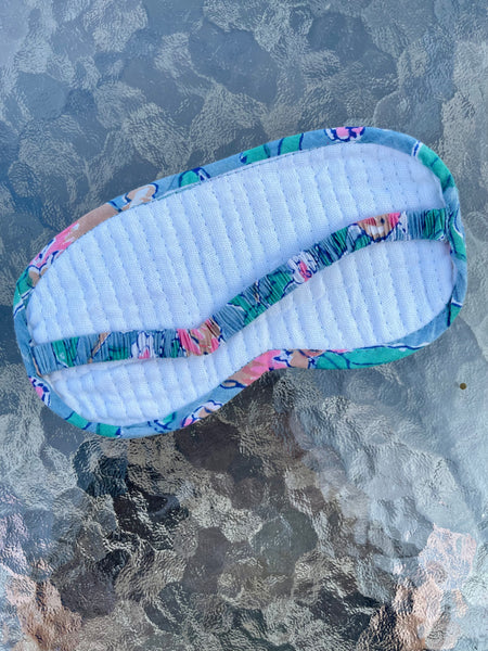 Impressionist Florals Eye Mask