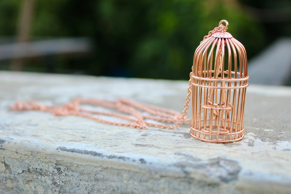 Bird Cage Necklace