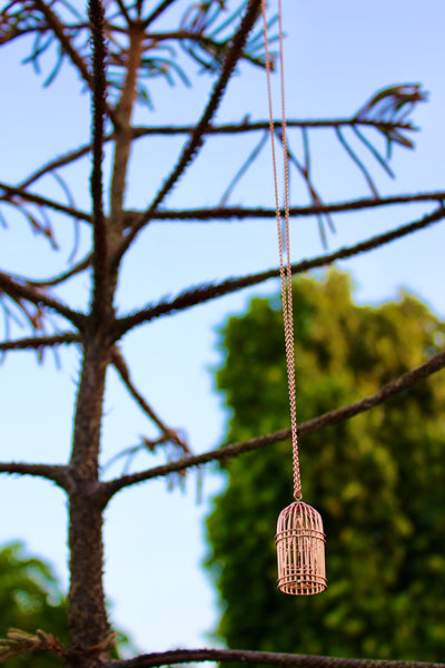 Bird Cage Necklace