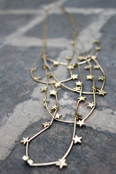 Quintuple Sterne Necklace