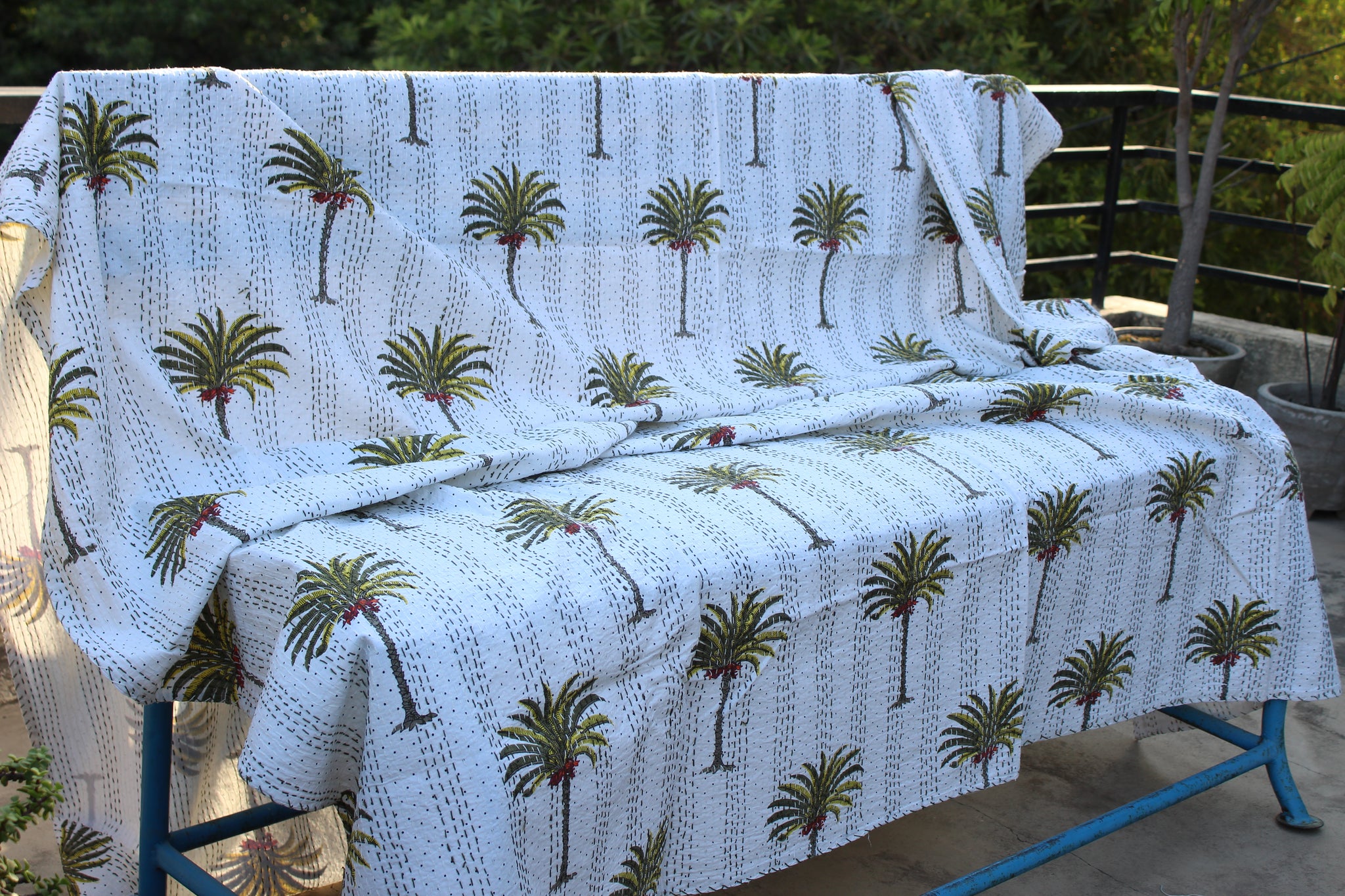 Palm Trees Kantha