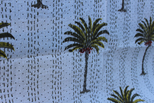 Palm Trees Kantha