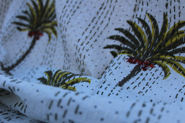 Palm Trees Kantha