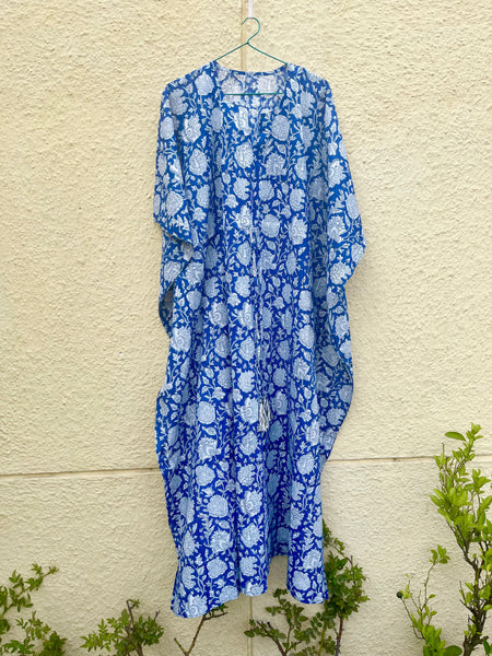 Blue Carnations Kaftan