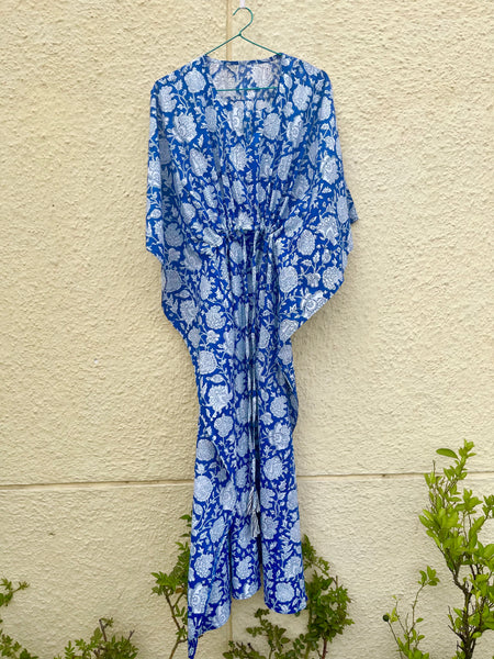 Blue Carnations Kaftan