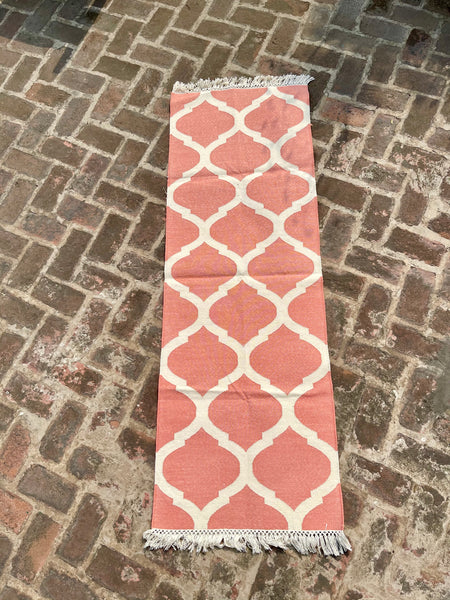 Peach Mihrab Jaal Runner