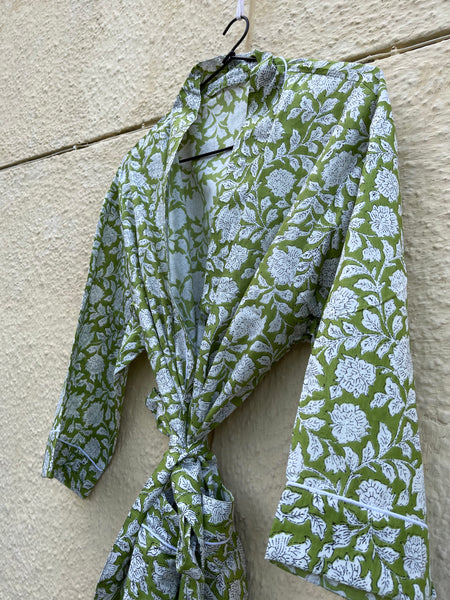 Kelly Green Jasmine Robe